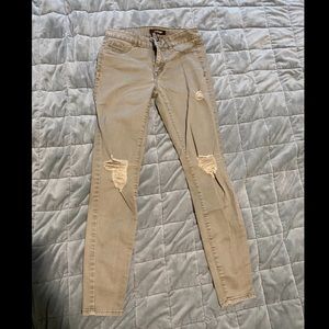 OD Green distressed skinny jeans